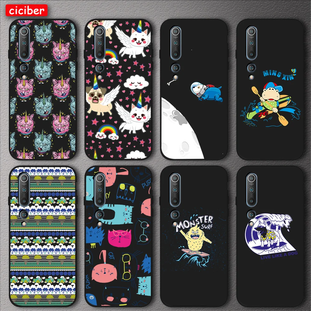 

Unicorn Dog Cat For Xiaomi Redmi Note 10 9 8 7 9T 8T Pro MAX 9S MI Note 11 10 9 10T 9T Pro Lite SE F3 X3 Soft TPU Phone Fundas