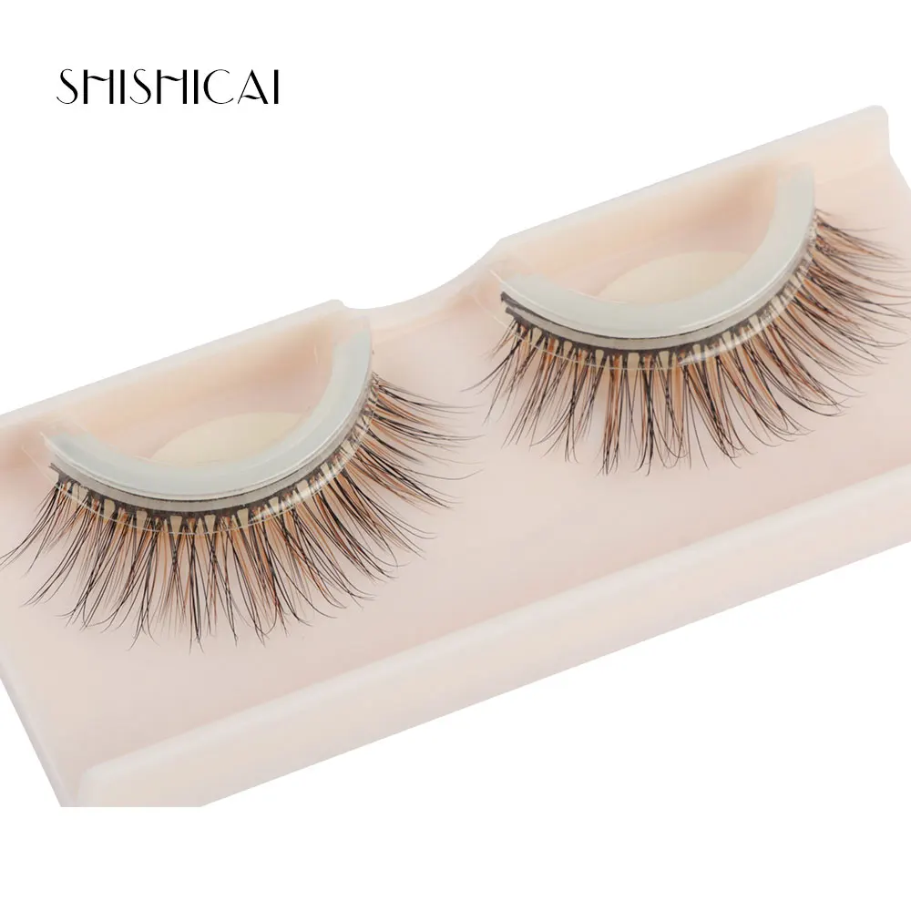 1 пара 3D норковые накладные ресницы самоклеющиеся макияж для глаз длинные