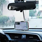 2021 новый автомобиль Зеркало заднего вида вращающийся держатель для сотового телефона с креплением для GPS сиденье смартфон автомобильная подставка для телефона Регулируемый Поддержка