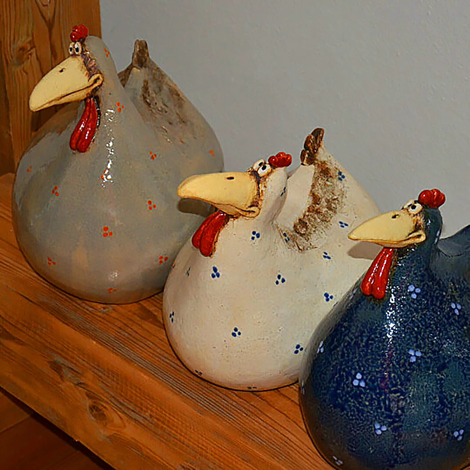 

Home Decor Garten Figurine Garden Decoration Little Chicken Big Eyed Chicken Resin Garden Statues Chicken Decoration Accessories