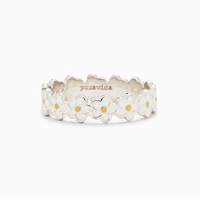 cute daisy rings for women bohemia aesthetic sunflower wildflower flower finger rings wedding gift fashion jewelry accessories