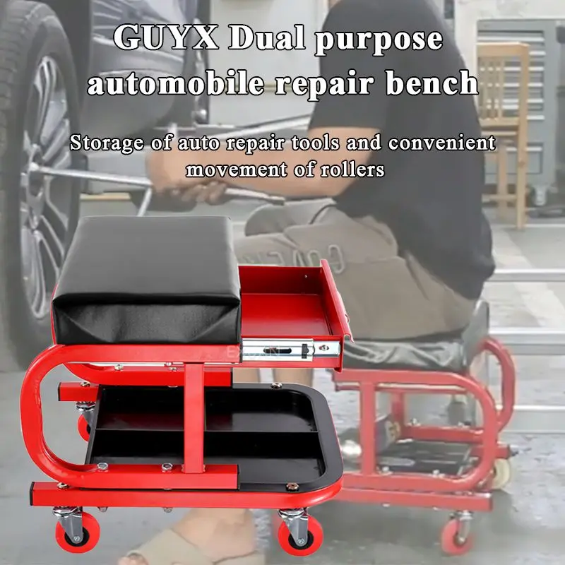 

Car repair work stool/auto repair tool storage stool/multifunctional dual-purpose work chair/auto auto repair special repair too