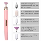 Профессиональный набор для удаления геля, аппарат для маникюра и педикюра, ручка для полировки ногтей со светодиодсветильник кой, инструмент для нейл-арта