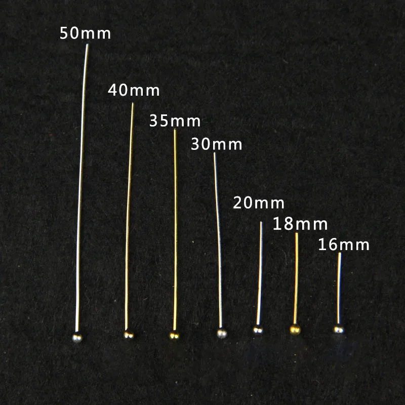 

Copper Ball Head Pins wholesale DIY tool DIY making stud earrings Handmad