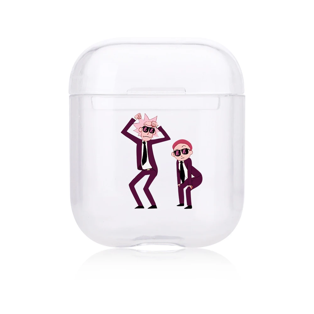 Чехол с анимацией Рика и Морти для Airpods 1 2, чехол, беспроводная защитная коробка для наушников с Bluetooth, мягкий чехол для наушников Airpods - Цвет: I301928