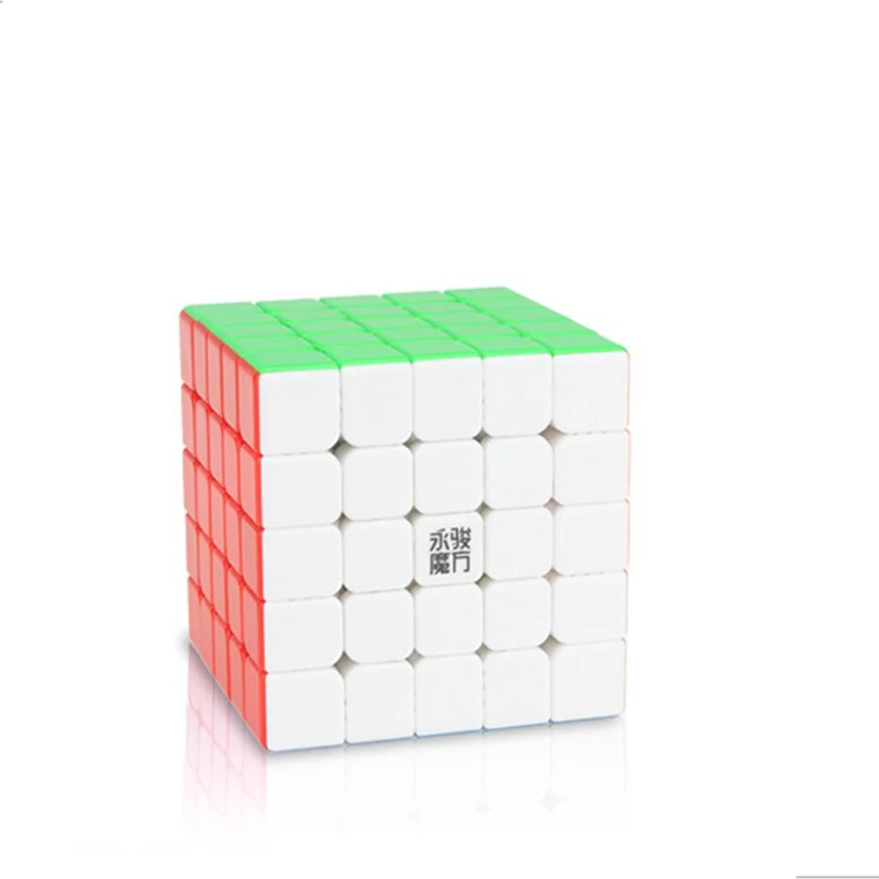Магнитные Волшебные кубики YJ YuChuang M 5x5x5 черная игрушка-пазл без наклеек для