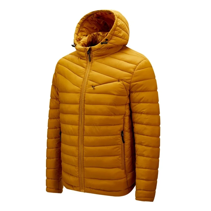 

European size 2021 men's cotton padded clothes detachable hat Hooded Jacket autumn winter men's cotton padded jacket