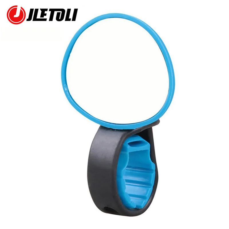 JLETOLI Universal Adjustable 360 Degree Rotate Bicycle Handlebar Rear View Mirror Cycling Safe Rearview Bike Accessories | Спорт и