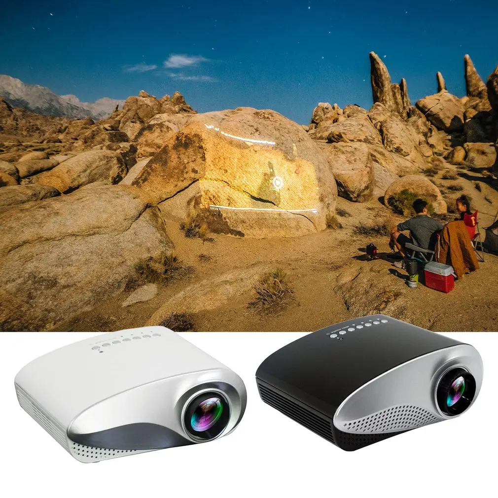 802 Home Led Mini Micro Projector Portable With Hdmi Tv Interface Supports Hd 1080P | Компьютеры и офис