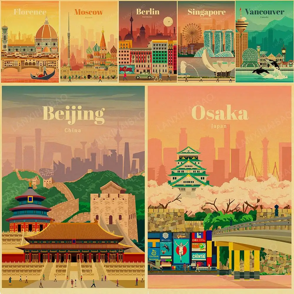 Страна путешествия город телефон Китай Япония Лондон классические аттракционы