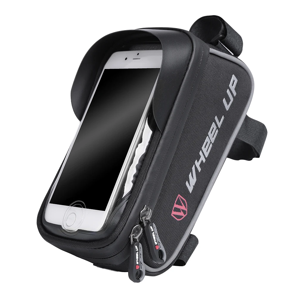 MTB сумка для руля велосипеда велоспорта водонепроницаемый сенсорный экран