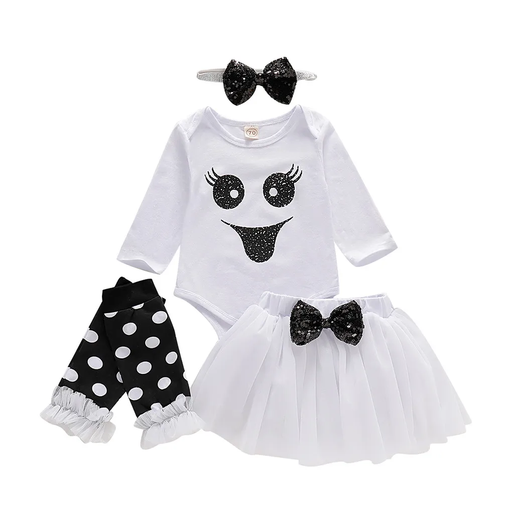 Детские комплекты одежды для маленьких мальчиков детский Ромпер на Хэллоуин