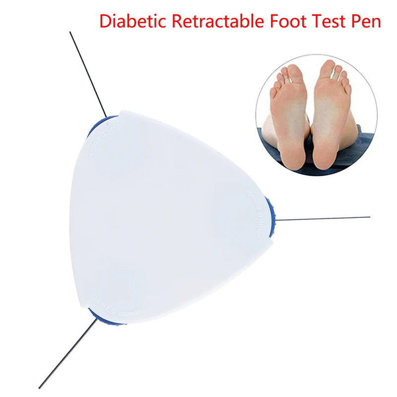 

New Nylon Medical Diabetic Monofilament Sensory Tester Foot Nerve Needle Pen Filament Endocrinological Diagnostic Test Tools