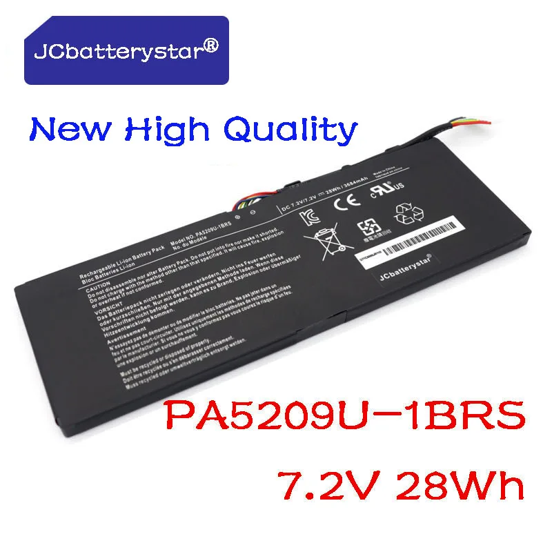 

JC Original PA5209U PA5209U-1BRS Battery For TOSHIBA SATELLITE L15W-B1302 L15W-B1310 L15W-B1208X L10W-C Radius 11 -10E 11 -10G