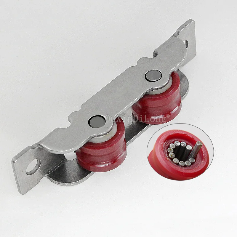 10 шт. из нержавеющей стали дверное окно тихий нейлоновый ролик для щелей колеса