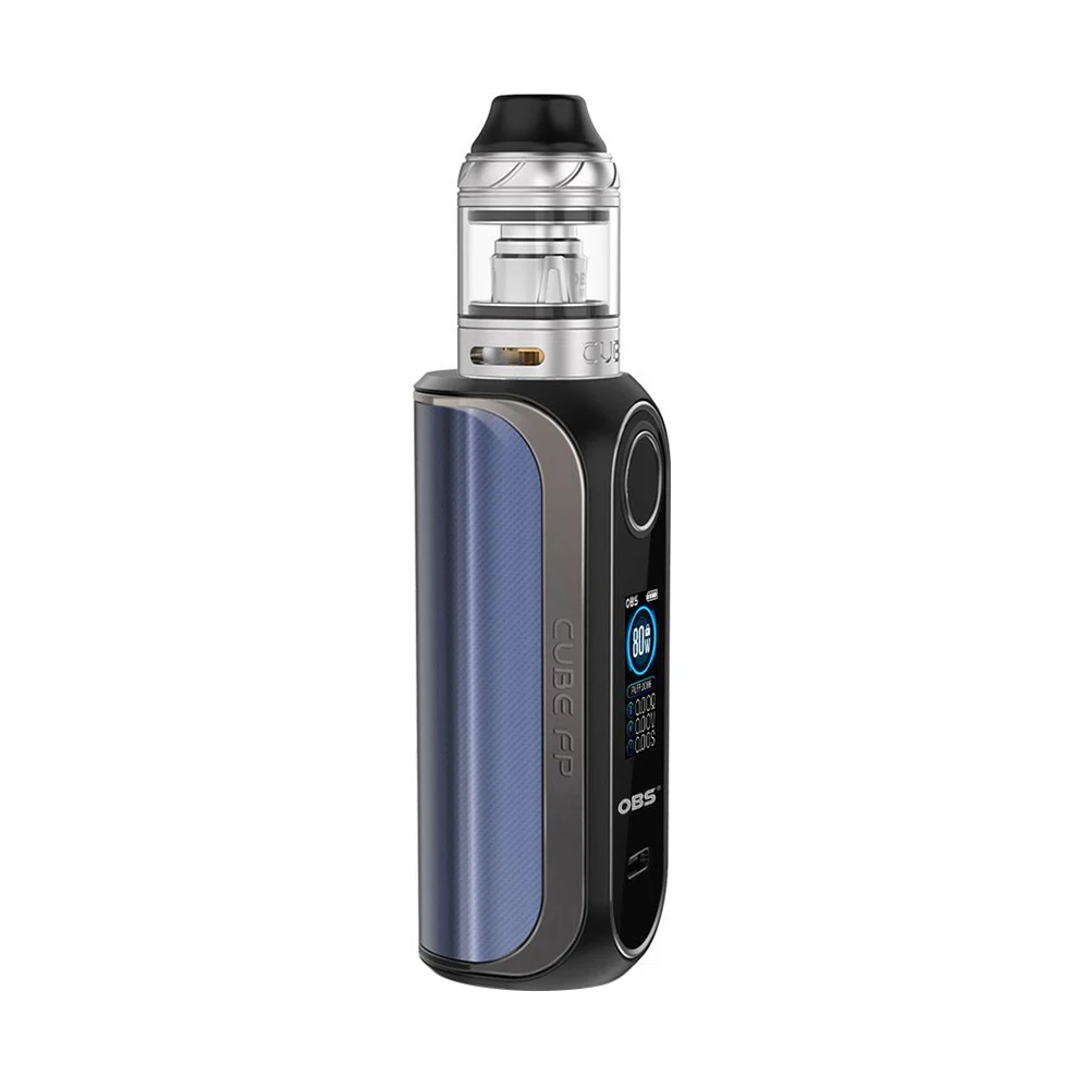 Новый оригинальный OBS Cube FP отпечаток пальца 80 Вт VW комплект wi/ 4 мл Sub ohm бак и Type C