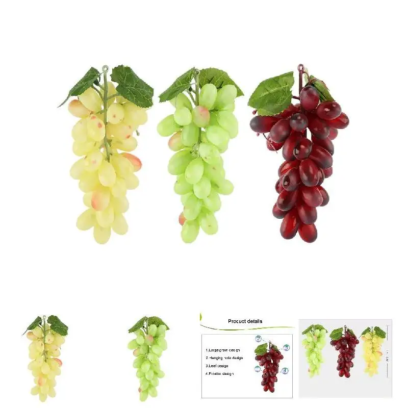 Декоративный Реалистичный искусственный виноград фрукт паб вечеринка домашнее