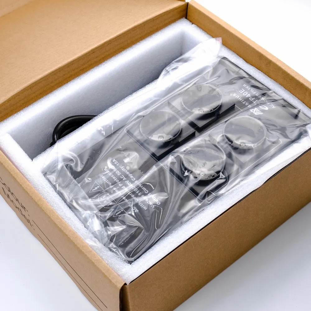 Hi-Fi аудио Шум AC Мощность фильтр кондиционер очиститель Защита от всплесков