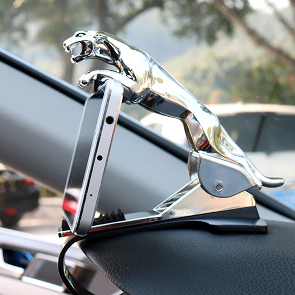 Автомобильный держатель для телефона с леопардовой расцветкой вращающийся на 360