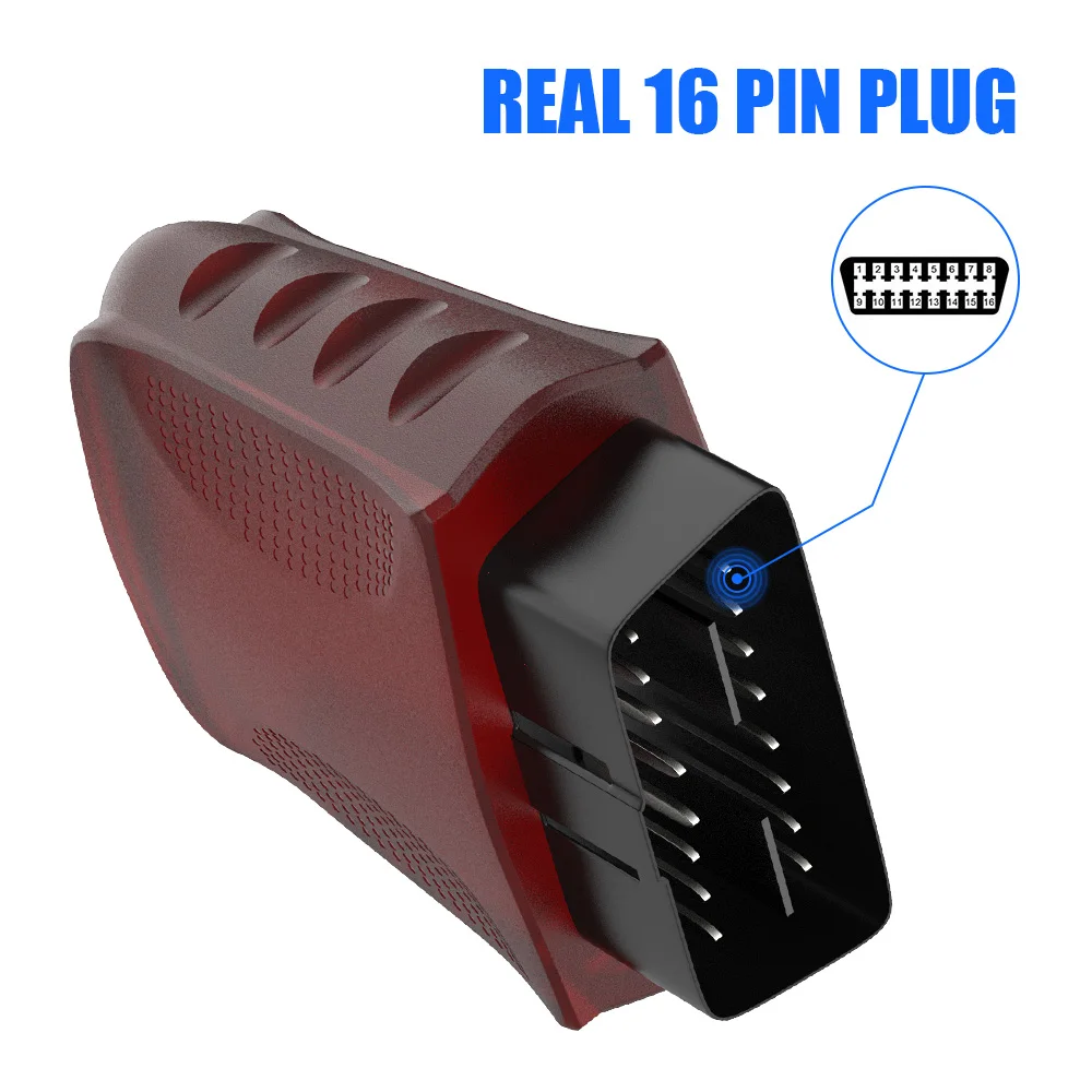 OBD сканер OBDII Wifi Проверка интерфейса двигателя адаптер для Android/ПК/IOS считыватель