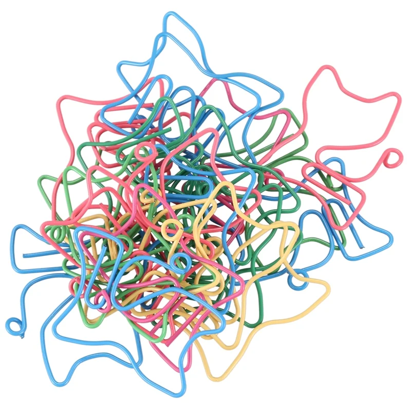 Металлические зажимы для бумаги 24 шт. в коробке из ПВХ|Скребки| |