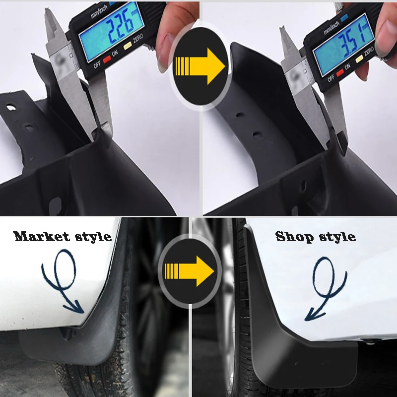 

For Audi Q7 2007-2015 SPORT 2016 -2019 Q7 Mud Flaps Splash Guard Cover Mudguard Fenders Splasher Auto Accessories