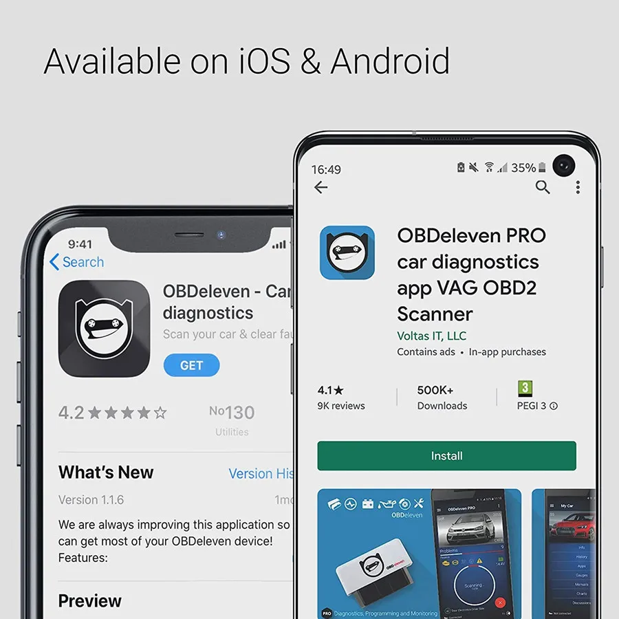 Диагностический инструмент Nextgen OBDeleven OBD2 для IOS/Android VW Polo Golf Volkswagen/Audi A3 A4 /Seat Leon /Skoda