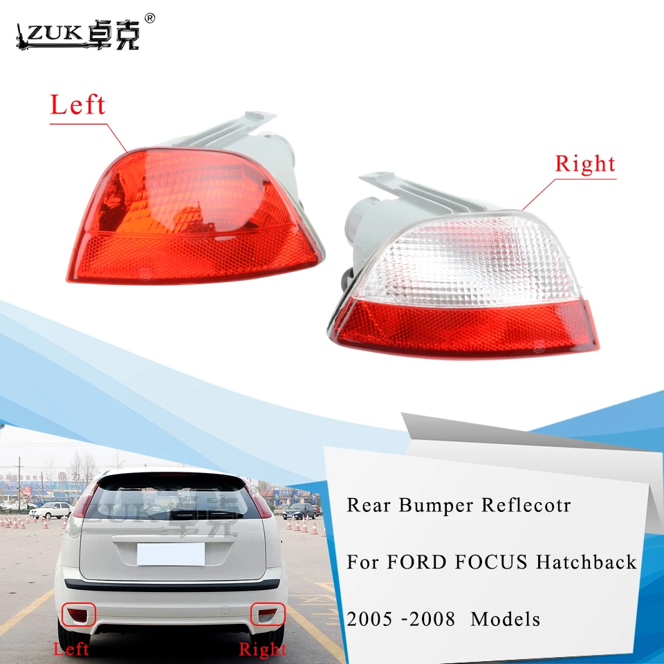 Противотуманная фара для хэтчбека FORD FOCUS 2005 2006 2007 2008|fog lamp|rear bumper reflectorbumper reflector |