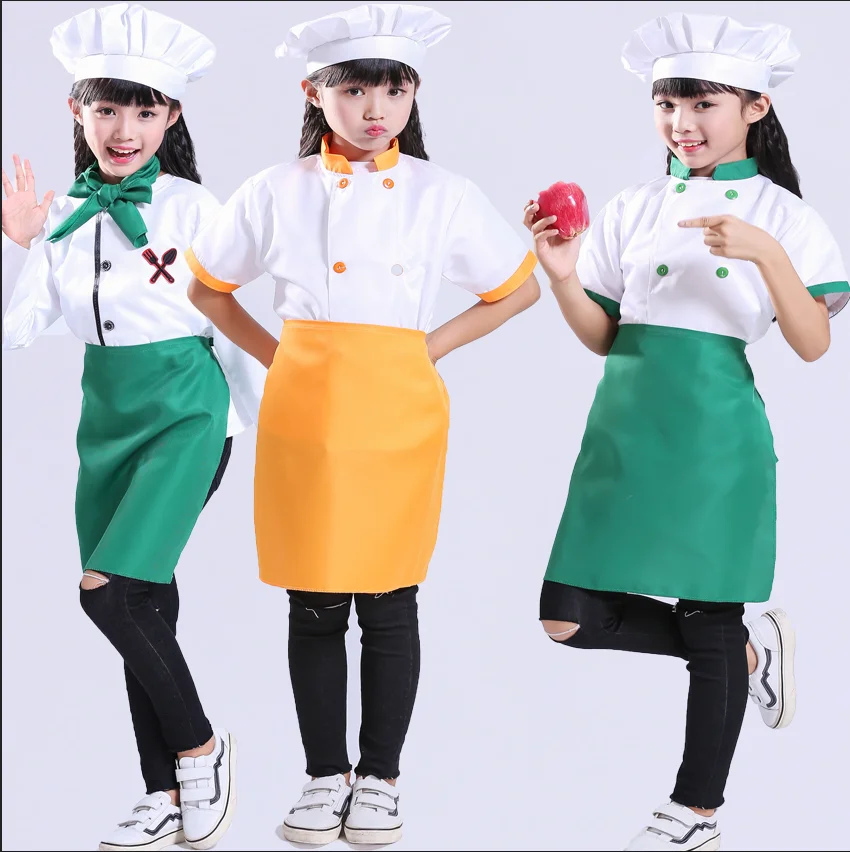 Детская шапка шеф повара кухонная форма для Хеллоуина детский ресторанный