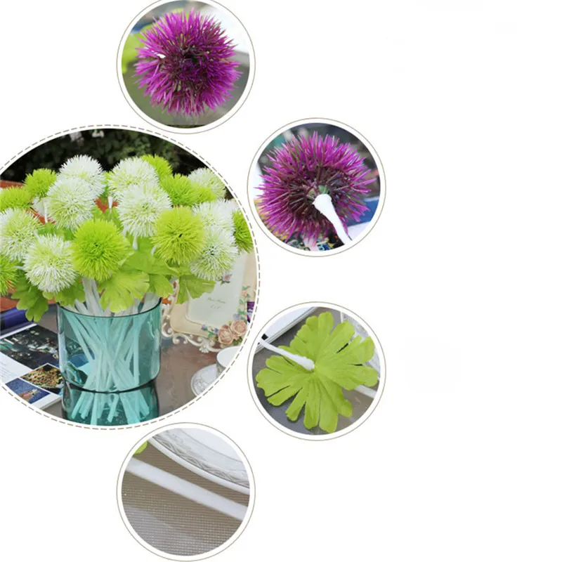 1 шт. искусственный цветок одуванчика 5 цветов Декоративные искусственные цветы