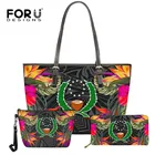 Полинезийская сумка Pohnpei для женщин, роскошная дизайнерская сумка-тоут через плечо, женская сумка-кошелек, набор из сумки