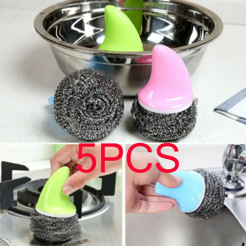 1 шт. щётка для чистки посуды из нержавеющей стали | Дом и сад