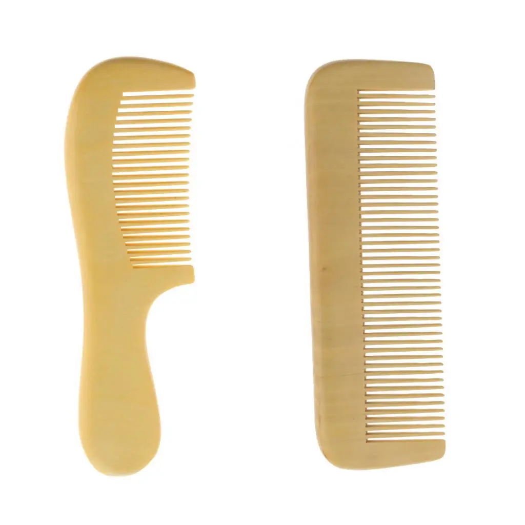 

Professional Refined Natural Wood Comb - Anti-static Bun Comb