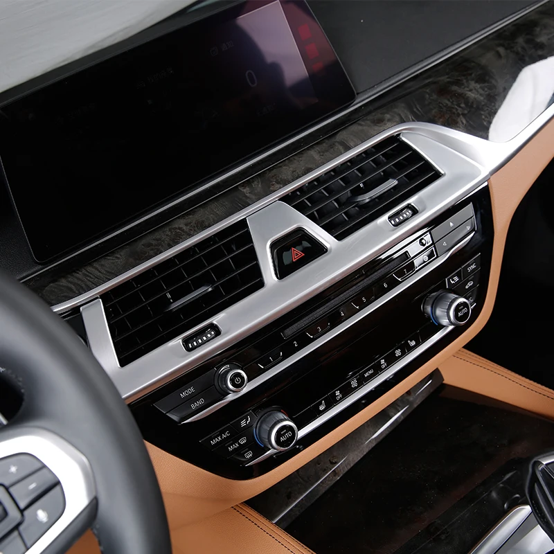 

ABS Plastic For BMW 5 Series G30 2017 2018 Car Central Control air outlet cover trim Interior accessories styling