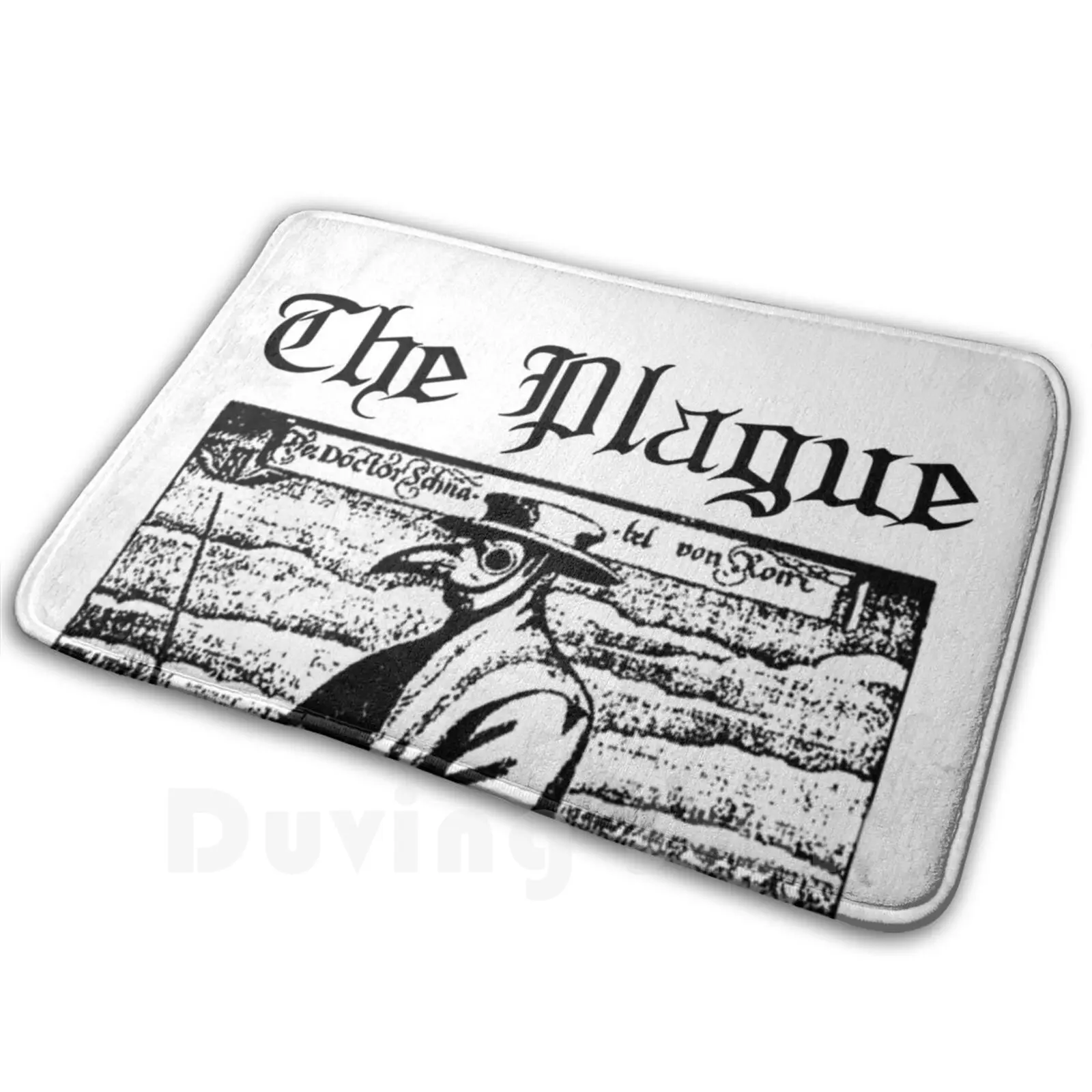 Чумный мягкий нескользящий коврик подушка Готическая Лунная mausoleum darkdreamsbook Antic