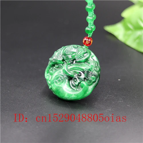 Natural Green A Emerald Jade Bat Pendant Butterfly Necklace Charm Jadeite Jewellery Fashion Carved Amulet Gifts for Women Men | Украшения и