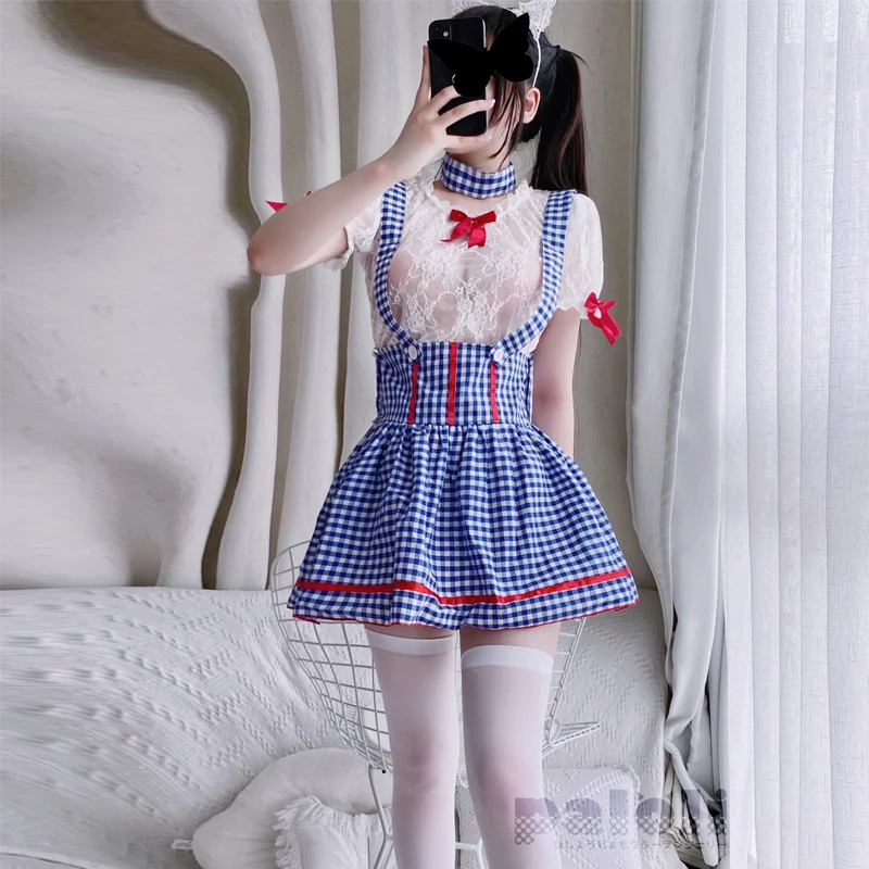Костюм японского милого аниме в стиле &quotЛолита&quot женская одежда для взрослых