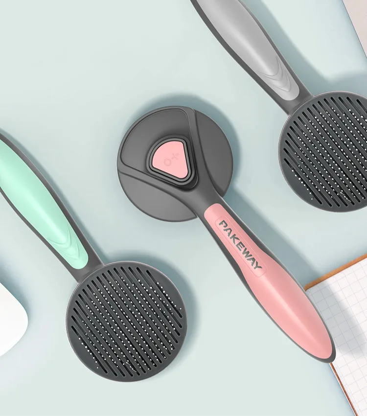 

One Click Cleaning Cat Brush/Pet Comb for Hair Removal It's washable for Cat taragi
