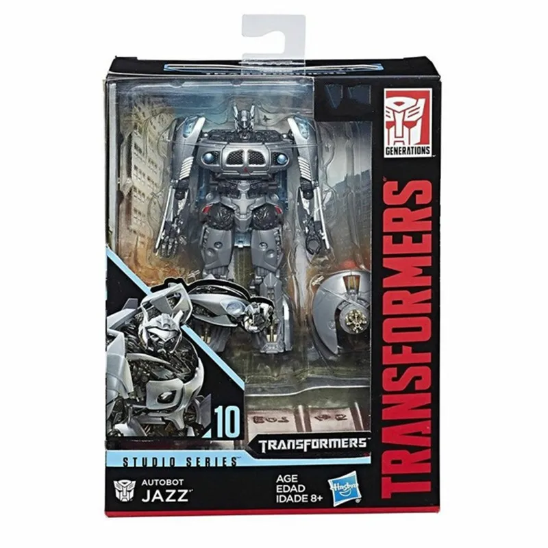 

Original Hasbro Transformers Studio Series 10 Deluxe Class Movie 1 Autobot Jazz Action Figure Model Toys for children SS10