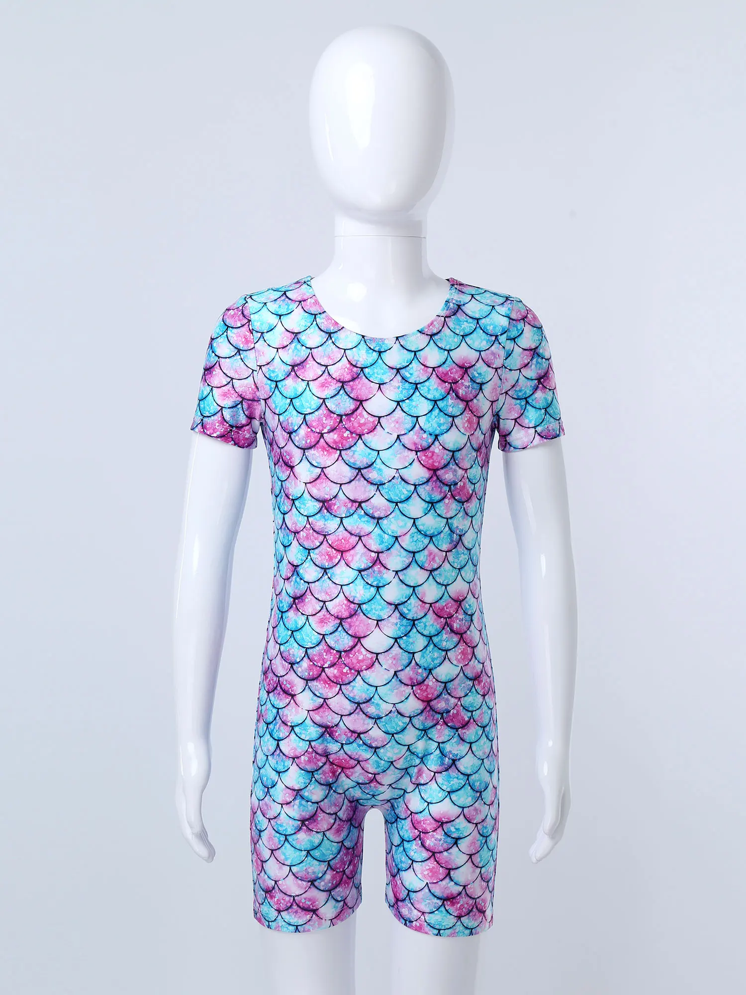 Одежда для маленьких девочек одежда занятий гимнастикой Русалка балетное трико