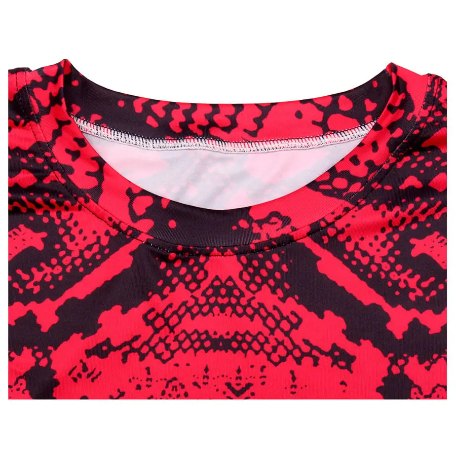 Мужская облегающая футболка с длинным рукавом для бега компрессионная рубашка