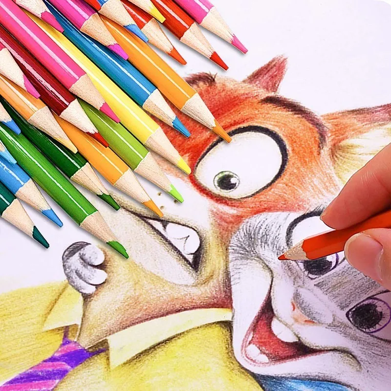 

120/160 Colour soft Pencil Set 150 watercolor pencil Colouring Pencils for Kids Skechers Students Drawing gifts