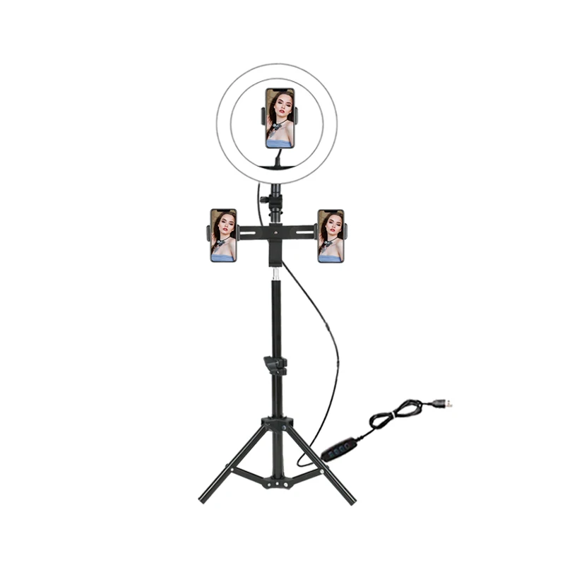 Кольцевая лампа beauty TikTok живая источник питания USB регулируемое кольцо для селфи с