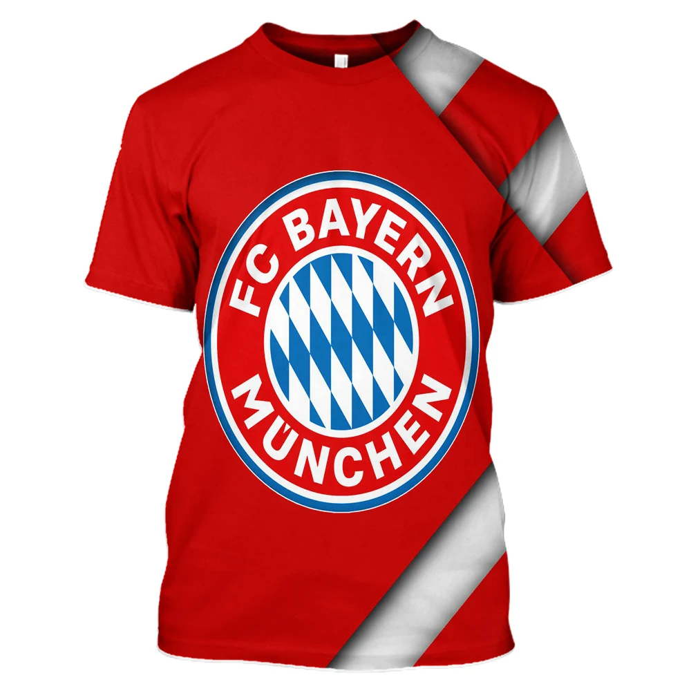 LBG новая 3D печать Bayern Munich Футболка мужская и женская модная спортивная футболка
