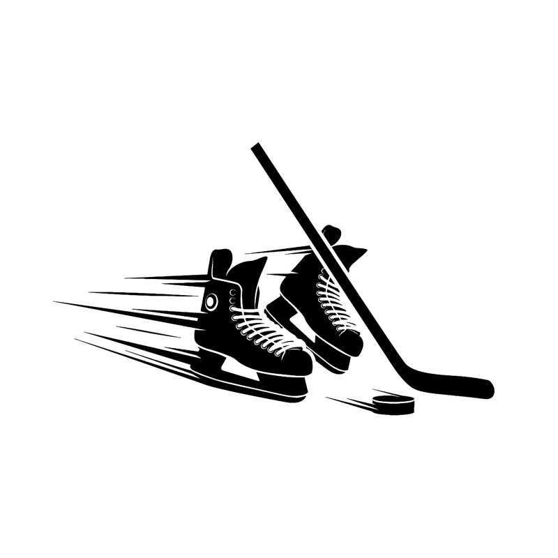 

Автомобильный Стикеры, самая крутая Хоккей украшения PVC автомобильный Стайлинг Стикеры силуэт, аксессуары 14,7*9,2 см