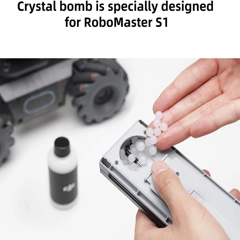 

Для DJI RoboMaster S1 часть 9 гелевых бусин (2 бутылки)