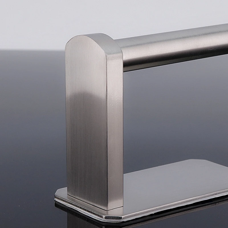 

Self Adhesive Toilet Paper Holder Toilet Roll Stick on Wall Stainless Steel for Bathroom Kitchen LXY9