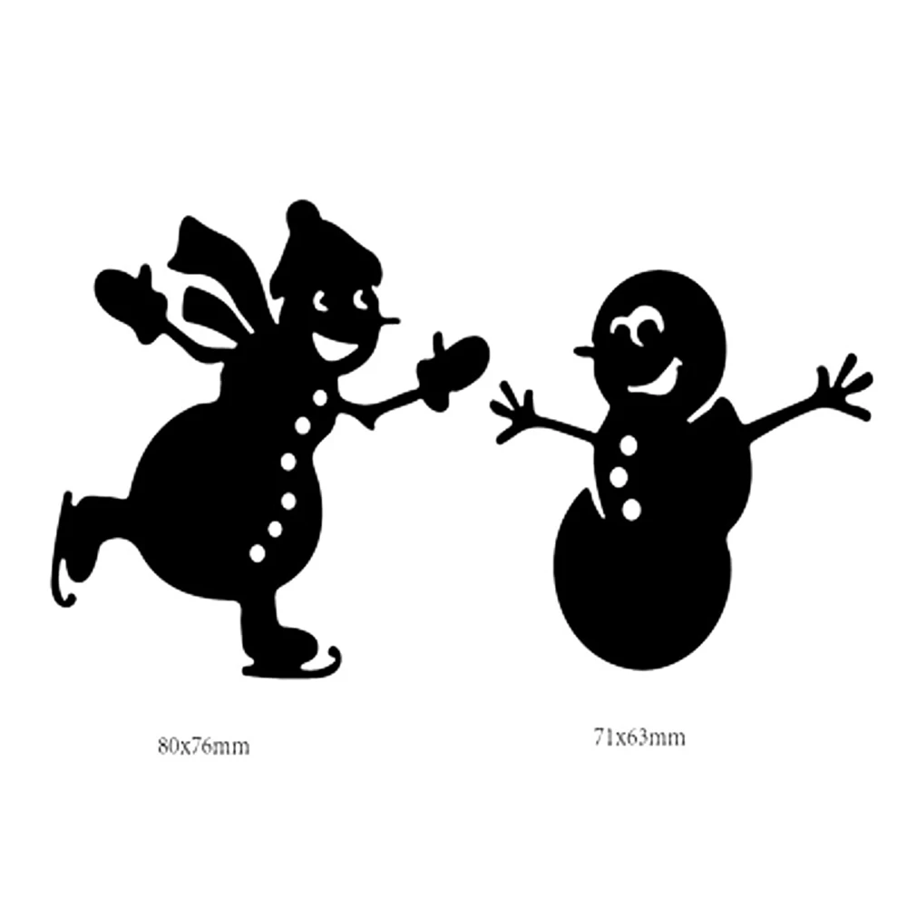 Рождество мультфильм металлические режущие штампы Скрапбукинг Ремесло