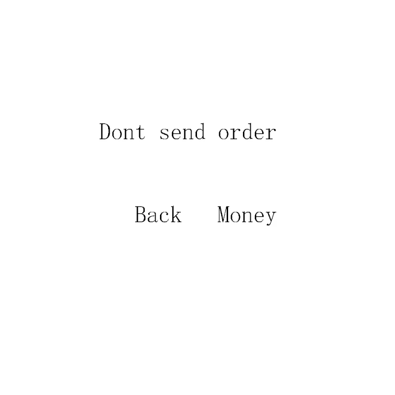 

back money no ship