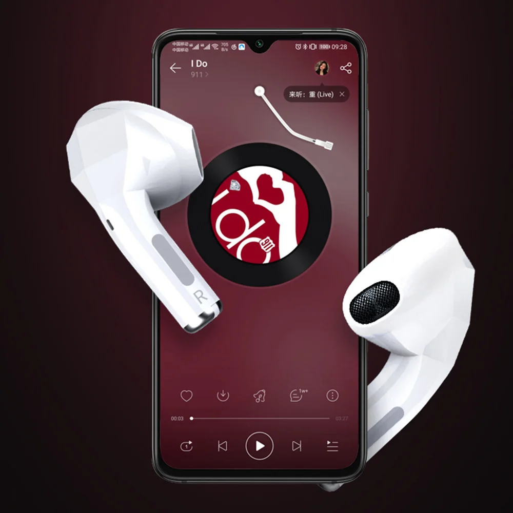 

Original Lenovo Thickplus TW50 Bluetooth Wireless Earphones Ergonomic Waterproof Sport Headset Noise Reduction HIFI Headphone